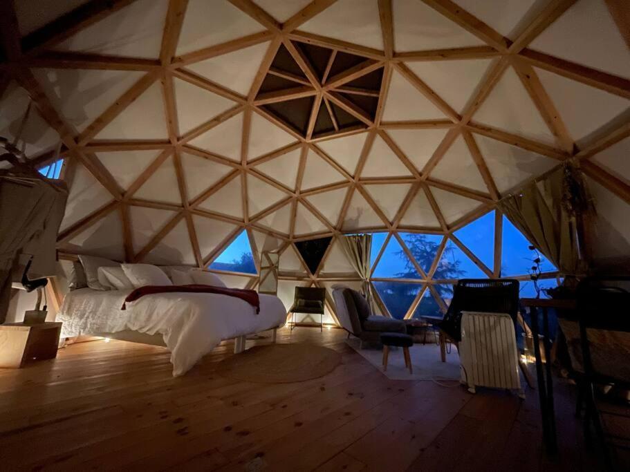 Dome Insolite Cedre Jacuzzi Et Petits Dejeuners Inclus Lagraulet-du-Gers エクステリア 写真