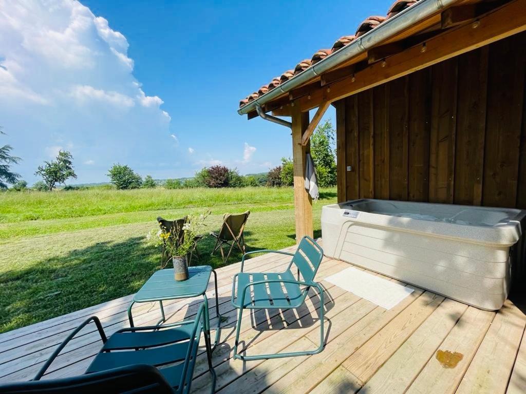 Dome Insolite Cedre Jacuzzi Et Petits Dejeuners Inclus Lagraulet-du-Gers エクステリア 写真