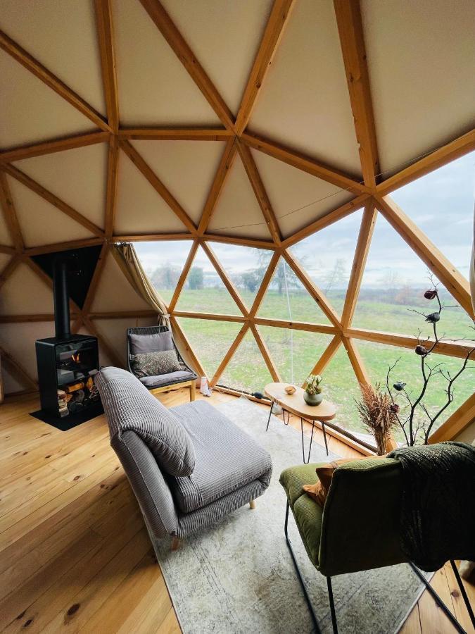 Dome Insolite Cedre Jacuzzi Et Petits Dejeuners Inclus Lagraulet-du-Gers エクステリア 写真