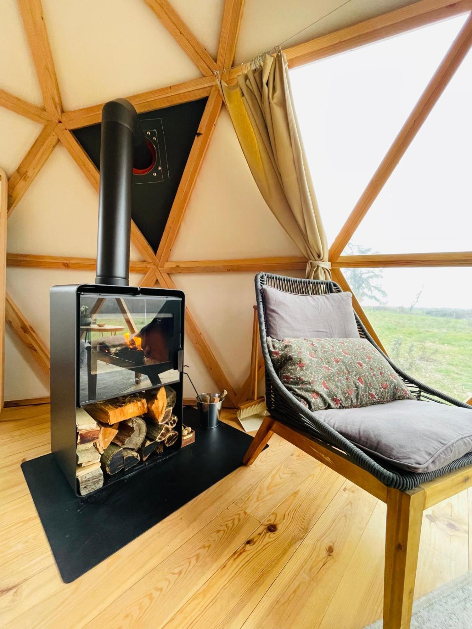 Dome Insolite Cedre Jacuzzi Et Petits Dejeuners Inclus Lagraulet-du-Gers エクステリア 写真